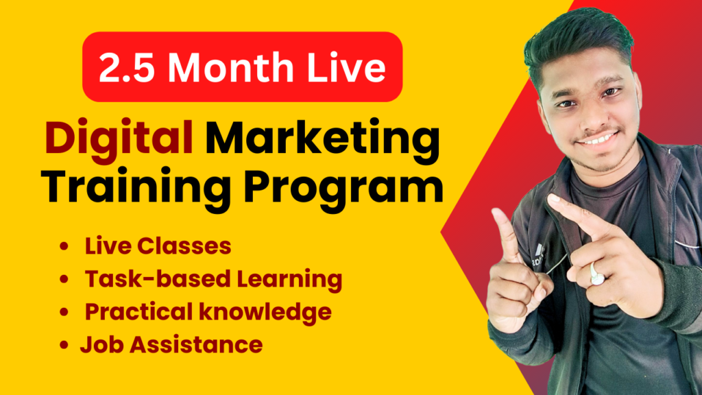 Digital Marketing Training and Certification Course Institute Bilaspur