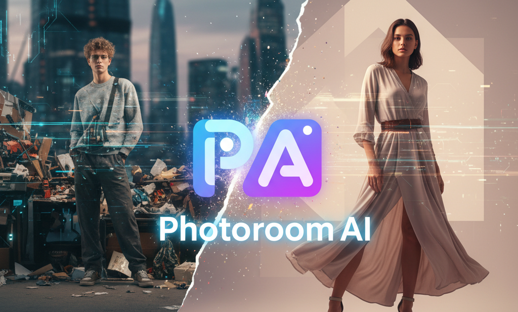 PhotoRoom Ai background remove tutorial - interface screenshots showing automatic removal and manual refinement steps