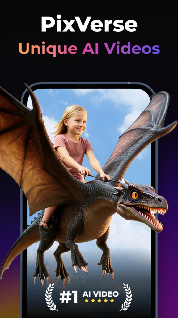 Comparing the safe official PixVerse AI app with the risks of modded APK files.
