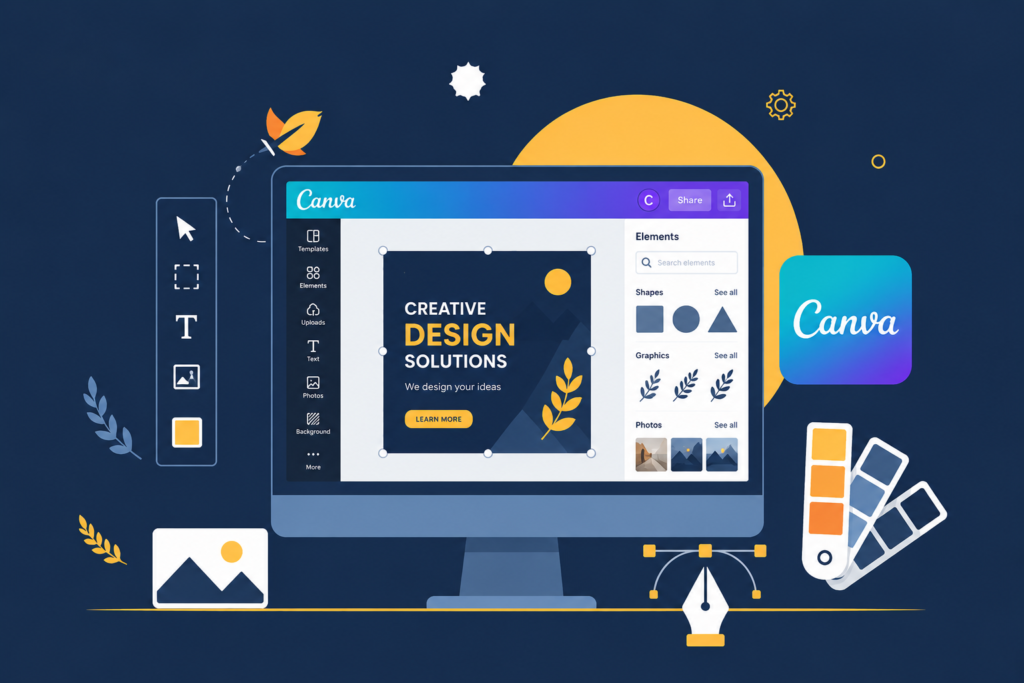 graphics designing with canva course in growthshala digital marketing training in bilaspur